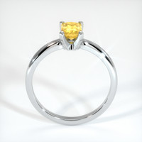 0.94 Ct. Yellow Sapphire Ring, Platinum 950 3