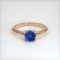 0.87 Ct. Sapphire Ring, 14K Rose Gold 1