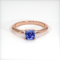 0.62 Ct. Sapphire Ring, 14K Rose Gold 1