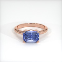 3.00 Ct. Sapphire Ring, 14K Rose Gold 1