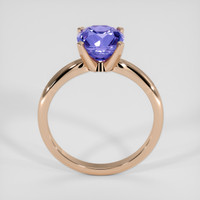 1.80 Ct. Bi Color Tanzanite Ring, 14K Rose Gold 3