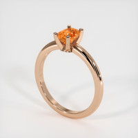 0.93 Ct. Gemstone Ring, 14K Rose Gold 2