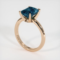 2.72 Ct. Gemstone Ring, 14K Rose Gold 2