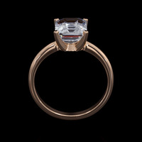 2.00 Ct. Gemstone Ring, 14K Rose Gold 3