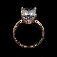 4.74 Ct. Gemstone Ring, 14K Rose Gold 3