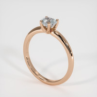 0.47 Ct. Gemstone Ring, 14K Rose Gold 2