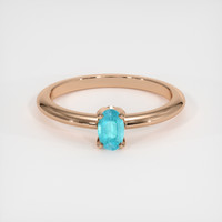 0.31 Ct. Gemstone Ring, 14K Rose Gold 1