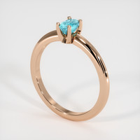 0.31 Ct. Gemstone Ring, 14K Rose Gold 2