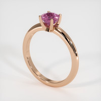 0.88 Ct. Gemstone Ring, 14K Rose Gold 2