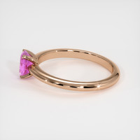 0.54 Ct. Sapphire Ring, 14K Rose Gold 4