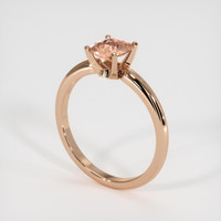 0.76 Ct. Sapphire Ring, 14K Rose Gold 2