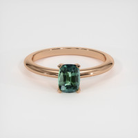 1.14 Ct. Sapphire Ring, 14K Rose Gold 1