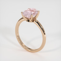 3.21 Ct. Sapphire Ring, 14K Rose Gold 2