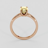 2.08 Ct. Bi Color Sapphire Ring, 14K Rose Gold 3