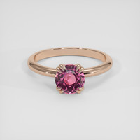 1.40 Ct. Pink Sapphire Ring, 14K Rose Gold 1