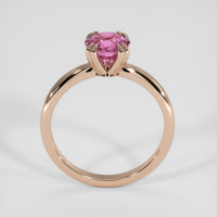 1.40 Ct. Pink Sapphire Ring, 14K Rose Gold 3