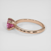 1.40 Ct. Pink Sapphire Ring, 14K Rose Gold 4