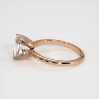 2.32 Ct. Peach Sapphire Ring, 14K Rose Gold 4