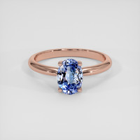 1.44 Ct. Bi Color Sapphire Ring, 14K Rose Gold 1