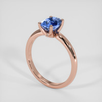 1.44 Ct. Bi Color Sapphire Ring, 14K Rose Gold 2