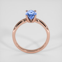 1.44 Ct. Bi Color Sapphire Ring, 14K Rose Gold 3