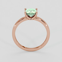 1.25 Ct. Bluish Green Sapphire Ring, 14K Rose Gold 3