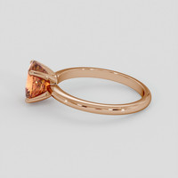1.75 Ct. Padparadscha Sapphire Ring, 14K Rose Gold 4