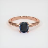 1.07 Ct. Sapphire Ring, 14K Rose Gold 1