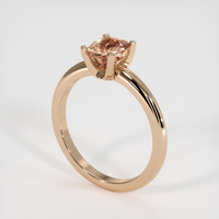 1.29 Ct. Sapphire Ring, 14K Rose Gold 2