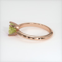 0.98 Ct. Sapphire Ring, 14K Rose Gold 4