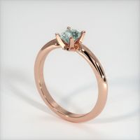 0.67 Ct. Sapphire Ring, 14K Rose Gold 2
