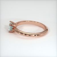 0.67 Ct. Sapphire Ring, 14K Rose Gold 4