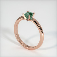 0.70 Ct. Sapphire Ring, 14K Rose Gold 2