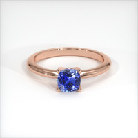 0.63 Ct. Sapphire Ring, 18K Rose Gold 1