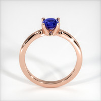 0.67 Ct. Blue Sapphire Ring, 18K Rose Gold 3