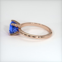 2.32 Ct. Blue Sapphire Ring, 18K Rose Gold 4