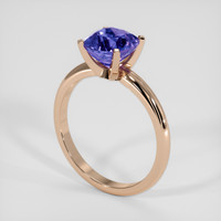 1.80 Ct. Bi Color Tanzanite Ring, 18K Rose Gold 2