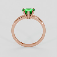 1.09 Ct. Tsavorite Garnet Ring, 18K Rose Gold 3