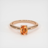 0.93 Ct. Gemstone Ring, 18K Rose Gold 1