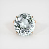 18.94 Ct. Gemstone Ring, 18K Rose Gold 1