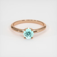 0.67 Ct. Gemstone Ring, 18K Rose Gold 1