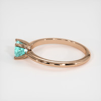 0.67 Ct. Gemstone Ring, 18K Rose Gold 4