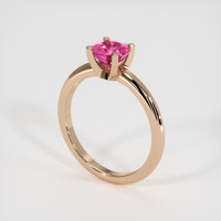 0.81 Ct. Gemstone Ring, 18K Rose Gold 2