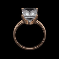 4.74 Ct. Gemstone Ring, 18K Rose Gold 3