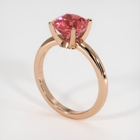 2.10 Ct. Gemstone Ring, 18K Rose Gold 2