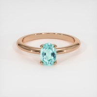 0.75 Ct. Gemstone Ring, 18K Rose Gold 1