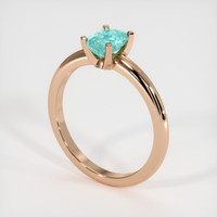 0.75 Ct. Gemstone Ring, 18K Rose Gold 2