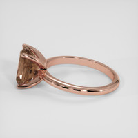 3.92 Ct. Brown Zircon Ring, 18K Rose Gold 4