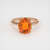 6.15 Ct. Gemstone Ring, 18K Rose Gold 1