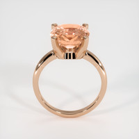 5.19 Ct. Padparadscha Sapphire Ring, 18K Rose Gold 3